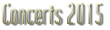 Concerts 2015